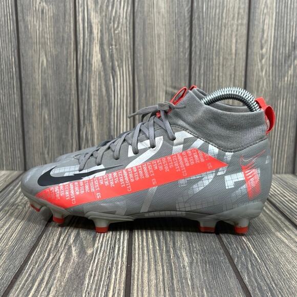 Nike Mercurial Superfly 7 JR Elite FG Soccer Cleats Futbol Boots Size 5.5Y Sock - Picture 3 of 9